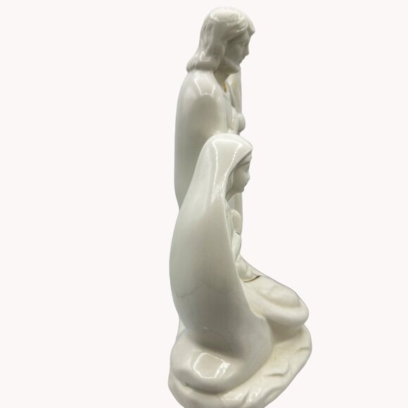 Holy Family Ceramic Nativity Scene Figurine One Piece Religious Jesus 10 inches - Picture 7 of 15
